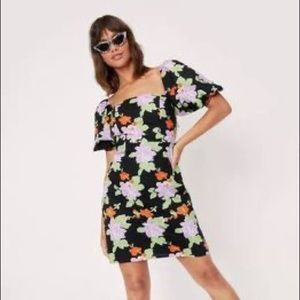 Floral dress by Nasty Gal